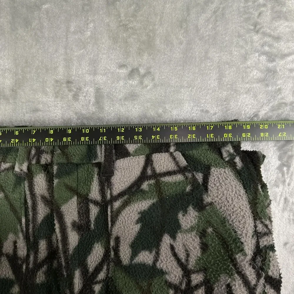Vintage 90’s Himalayan Camo Hunting Polarfleece Deep Pile Cargo Pants Size XL - Picture 6 of 8